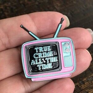 TRUE CRIME ALL THE TIME Collectible Enamel Pin 838